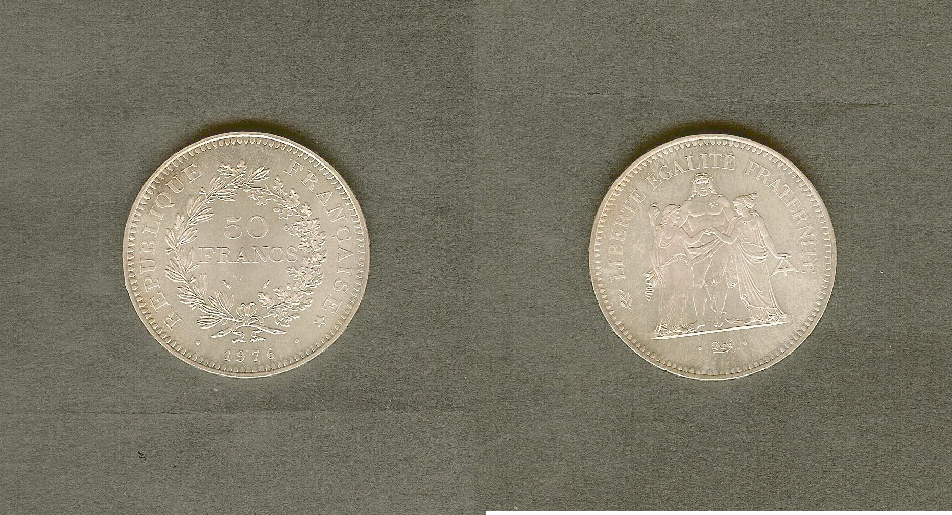 50 francs Herculae 1976 FDC